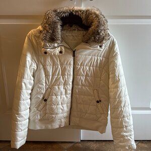 Jacket with removable hood